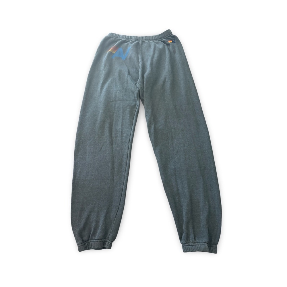 Aviator Nation Navy Logo Sweatpants Medium - Picture 2 of 5